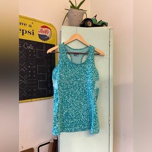 Koppen Tank Top, Aqua Blue, Size Small